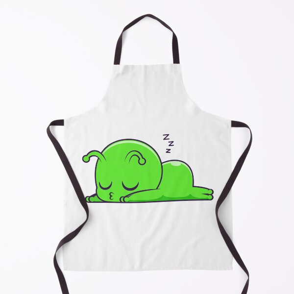 Item preview, Cute Sleeping Little Green Alien Monster designed and sold by Clara D Leclair.
