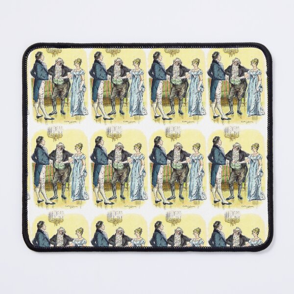 Item preview, Jane Austen PRIDE AND PREJUDICE 1895 art Mr. D'Arcy asks Elizabeth Bennet to dance designed and sold by Love30smovies.