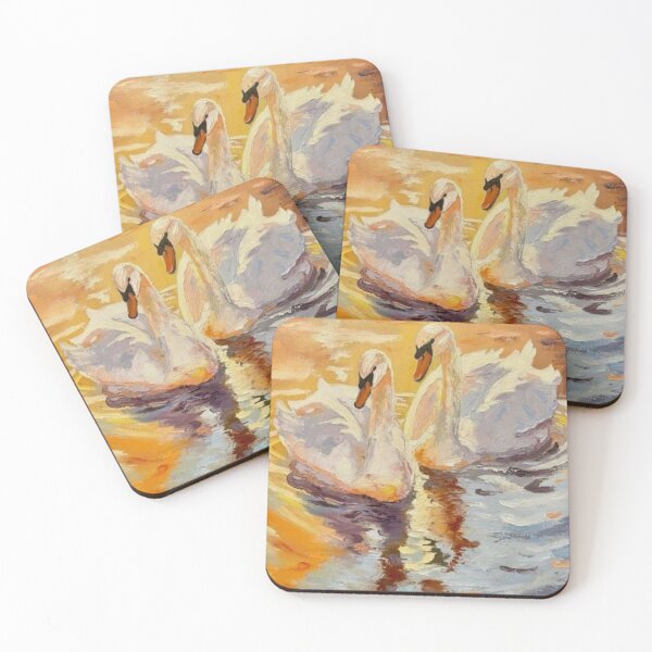 Item preview, Beautiful Sunset elegance of the swan  designed and sold by NivyasArtistry.