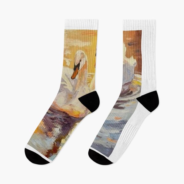 Item preview, Beautiful Sunset elegance of the swan  designed and sold by NivyasArtistry.