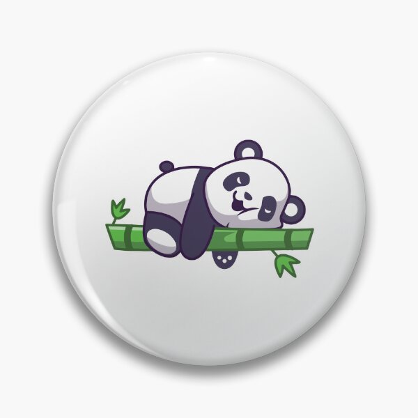 Item preview, Cute Lazy Panda Sleeping On Bamboo Branch designed and sold by Clara D 	 Leclair.