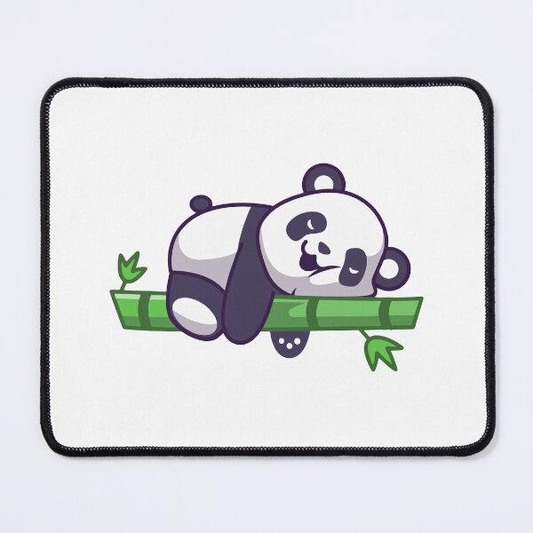 Item preview, Cute Lazy Panda Sleeping On Bamboo Branch designed and sold by Clara D Leclair.
