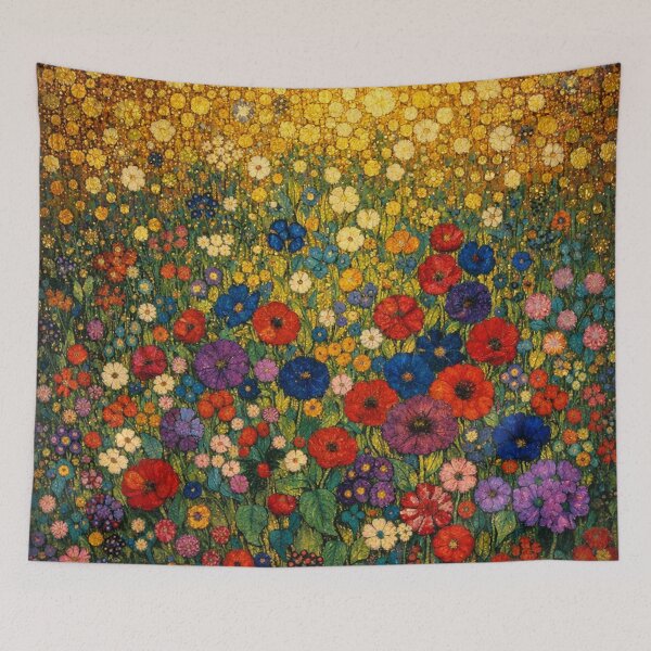 Item preview, Golden Meadow of Wildflowers Mosaic designed and sold by Owcomm.