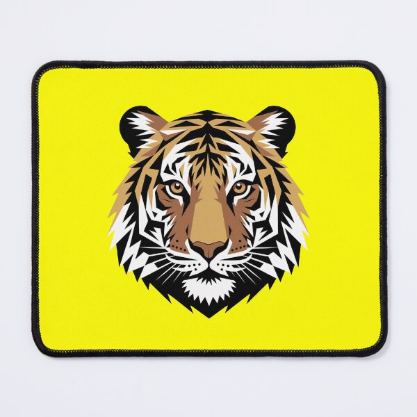 Item preview, Fierce Geometric Tiger Head | Bold Wildlife Vector Art designed and sold by Art Bloom Studio.