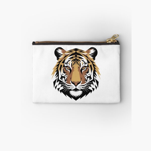Item preview, Fierce Geometric Tiger Head | Bold Wildlife Vector Art designed and sold by Art Bloom Studio.