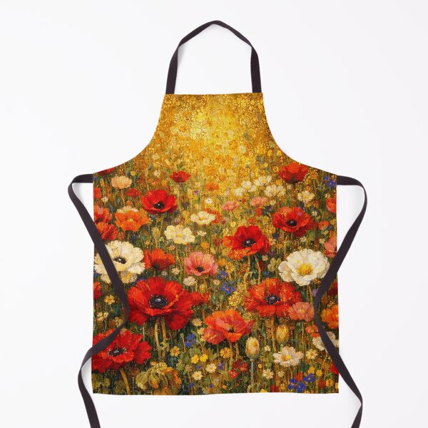 Item preview, Golden Field of Poppies Impressionist Oil Painting designed and sold by Owcomm.