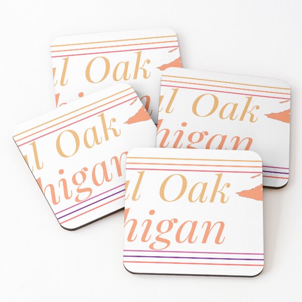 Item preview, Royal Oak Michigan City Marked On Map designed and sold by TheIconSmith.