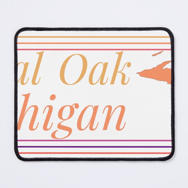 Item preview, Royal Oak Michigan City Marked On Map designed and sold by TheIconSmith.