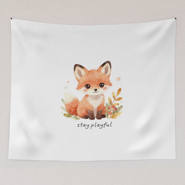 Item preview, Stay playful - little fox designed and sold by YHWIRE.