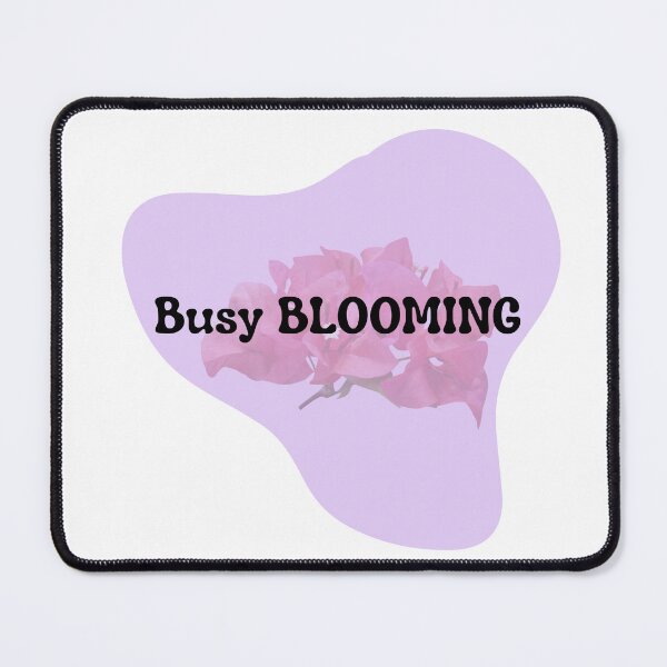 Item preview, Busy Blooming Sticker | Growth Mindset Quote | Soft Motivation Floral Design designed and sold by Pandey14.