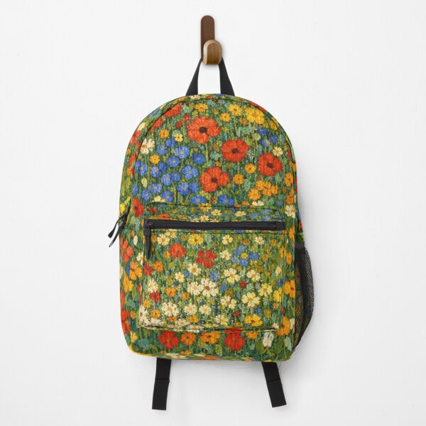 Item preview, Vibrant Wildflower Meadow Tapestry Oil Painting designed and sold by Owcomm.