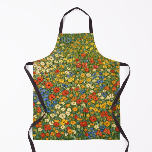 Item preview, Vibrant Wildflower Meadow Tapestry Oil Painting designed and sold by Owcomm.