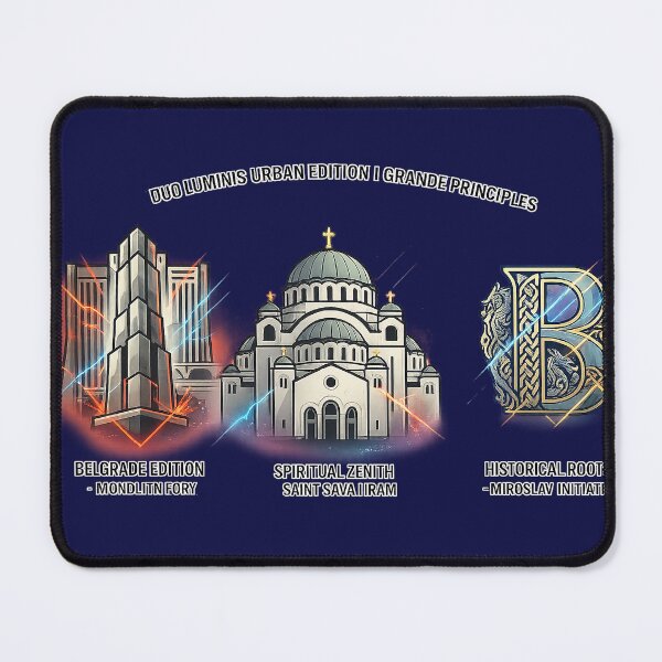 Item preview, Grande Principles – Trilogija Beograda designed and sold by Duoluminis-luminko.