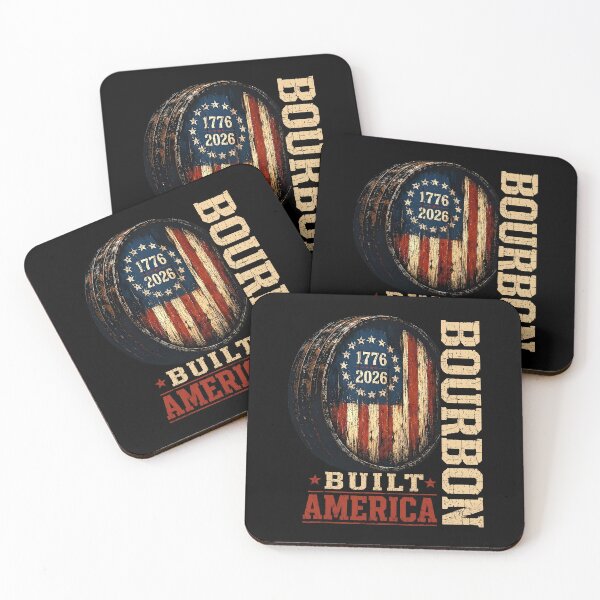 Item preview, Bourbon Built America 1776 2026 250 Years Patriotic Whiskey designed and sold by KAWKAW-DRHM.
