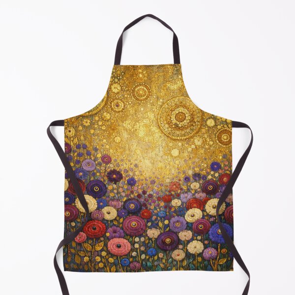 Item preview, Golden Cosmic Garden Floral Mosaic designed and sold by Owcomm.