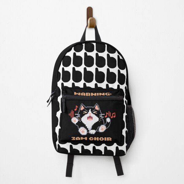 Item preview, Warning: 3AM Choir │ Pixel Cat designed and sold by sixsixsix.shop.