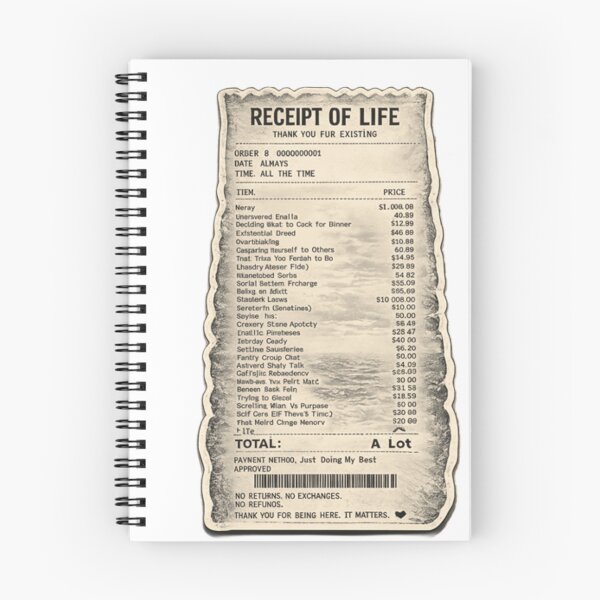 Item preview, Receipt of Life  designed and sold by DoodleBound.