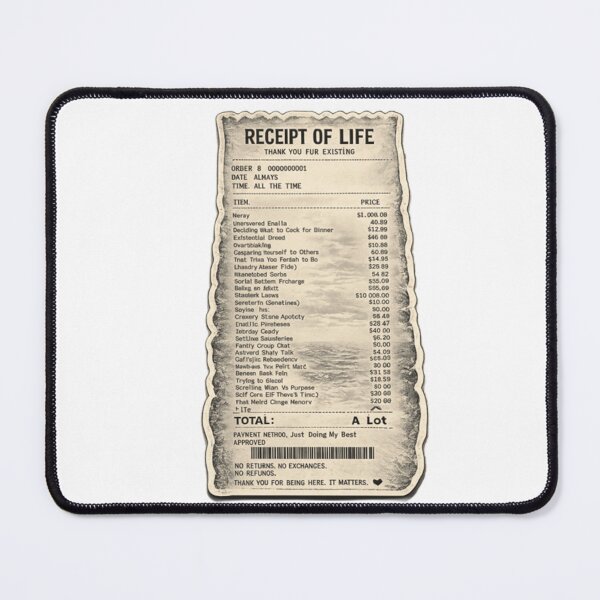 Item preview, Receipt of Life  designed and sold by DoodleBound.