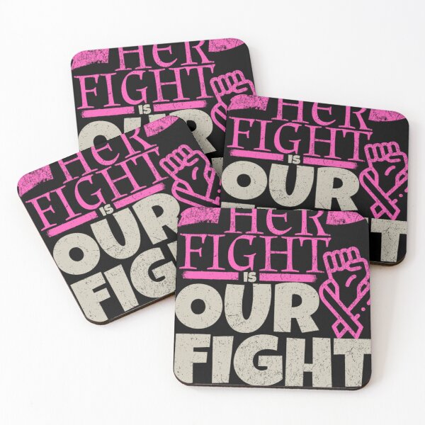 Item preview, Her Fight Is Our Fight  – Breast Cancer Awareness Support designed and sold by jban-huhlhd.