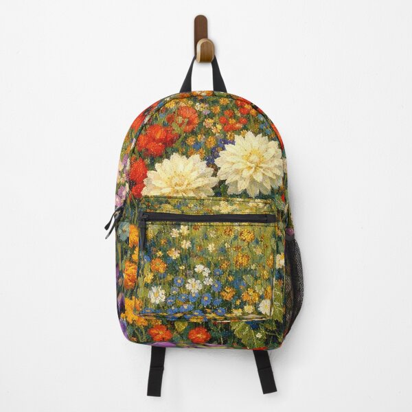 Item preview, Vibrant Summer Flower Garden Oil Painting designed and sold by Owcomm.