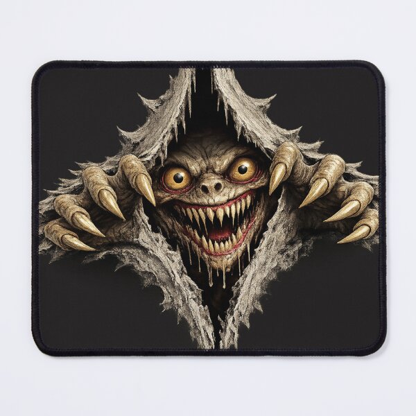 Item preview, 3D Monster Breaking Through Vertical Rip – Creature Coming Out of Shirt Design designed and sold by shorethings.