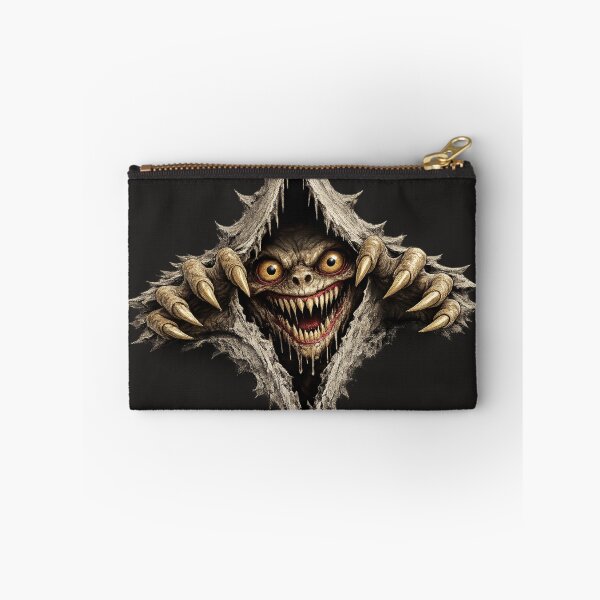 Item preview, 3D Monster Breaking Through Vertical Rip – Creature Coming Out of Shirt Design designed and sold by shorethings.