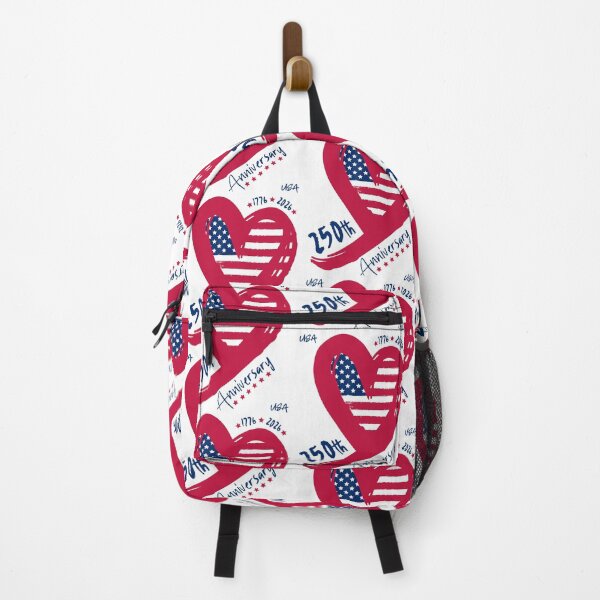 Item preview, USA 250th Anniversary Patriotic Heart America 1776 2026 designed and sold by KAWKAW-DRHM.