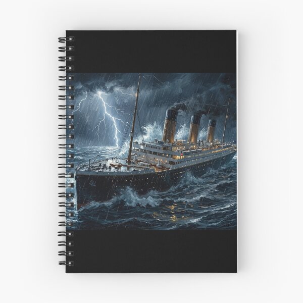 Item preview, Titanic battles a stormy night - the tragedy of the final voyage in the middle of the Atlantic designed and sold by islam gamal.