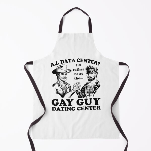 Item preview, Funny AI Data Center Gay Guy Dating Center Cowboy Meme designed and sold by KAWKAW-DRHM.