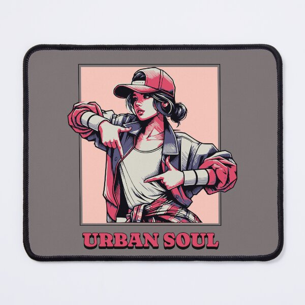 Item preview, Urban Soul Streetwear Graphic Girl Design designed and sold by PrintandJoy.