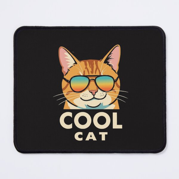 Item preview, Retro Cool Cat Orange Tabby in Aviator Sunglasses designed and sold by GiggleInkTees.