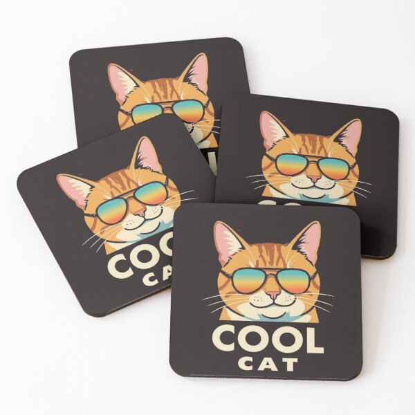 Item preview, Retro Cool Cat Orange Tabby in Aviator Sunglasses designed and sold by GiggleInkTees.