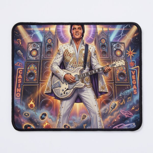 Item preview, Elvis The King designed and sold by NeonArcadeForge.