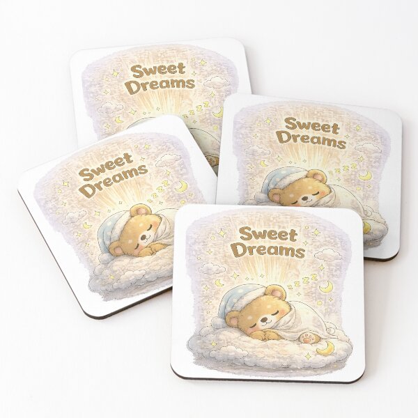 Item preview, Sweet Dreams Bear | Cozy Sleepy Kawaii Bear designed and sold by Clothes With Smiling Animals Walt Gral.