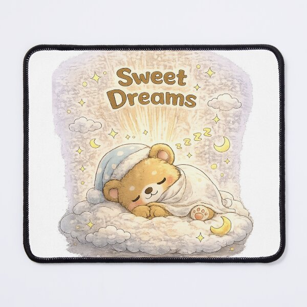 Item preview, Sweet Dreams Bear | Cozy Sleepy Kawaii Bear designed and sold by Clothes With Smiling Animals Walt Gral.