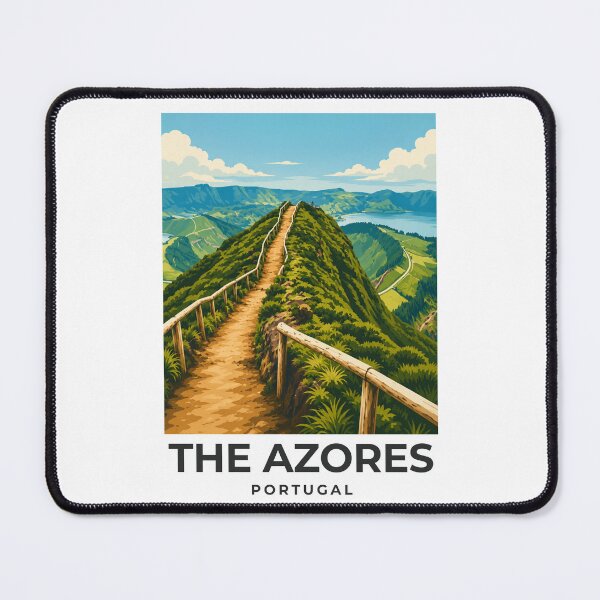Item preview, A Travel Print of The Azores - Portugal designed and sold by StudioRedKoala.