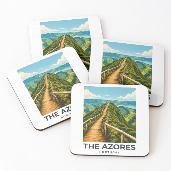 Item preview, A Travel Print of The Azores - Portugal designed and sold by StudioRedKoala.