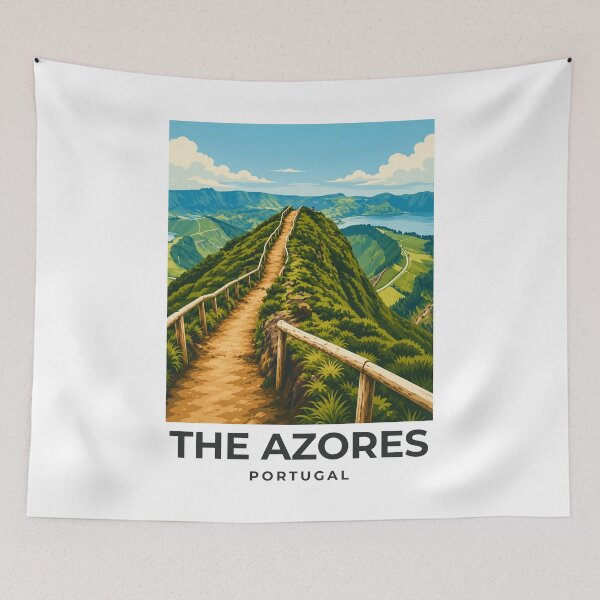 Item preview, A Travel Print of The Azores - Portugal designed and sold by StudioRedKoala.