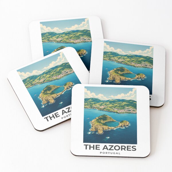 Item preview, A Travel Print of The Azores - Portugal designed and sold by StudioRedKoala.