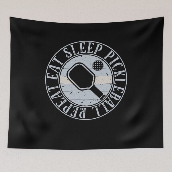 Item preview, Funny Pickleball Eat Sleep Repeat Lifestyle Pickle Ball designed and sold by smartrocket.