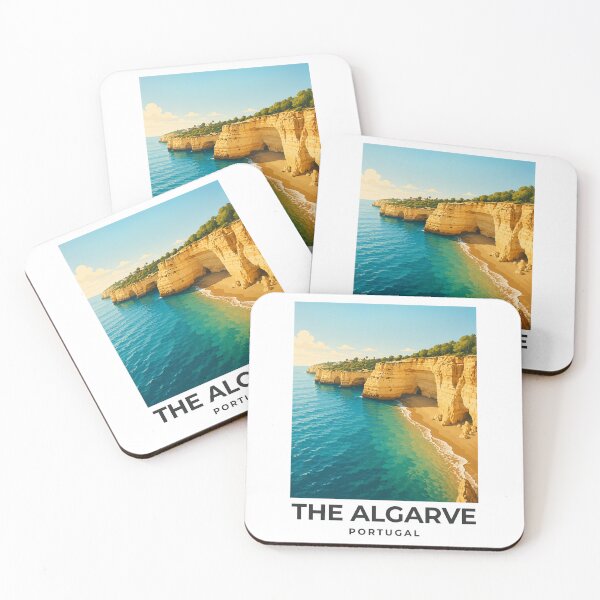 Item preview, A Travel Print of The Algarve - Portugal designed and sold by StudioRedKoala.