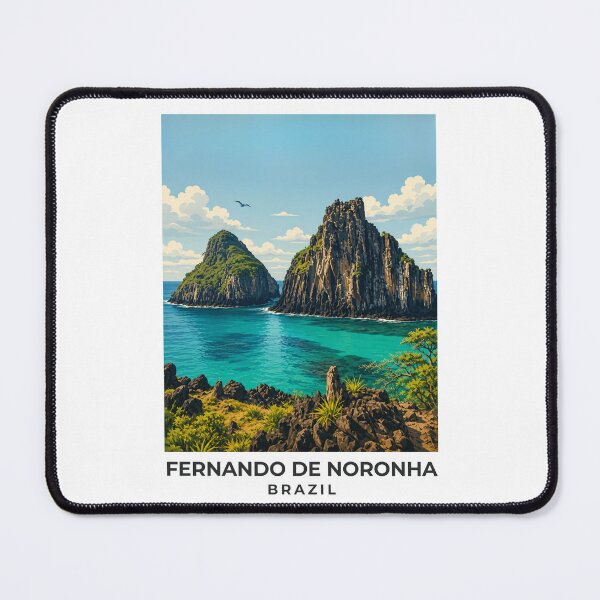 Item preview, A Travel Print of Fernando de Noronha- Brazil designed and sold by StudioRedKoala.