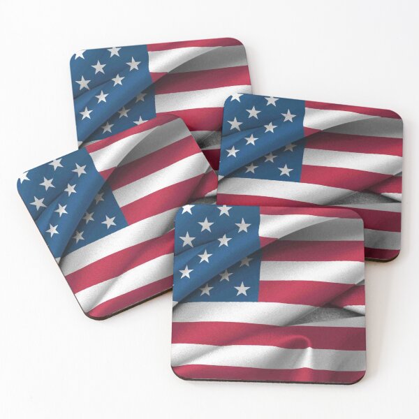 Item preview, Wavy United States Flag Satin Texture designed and sold by ceoyuliia.