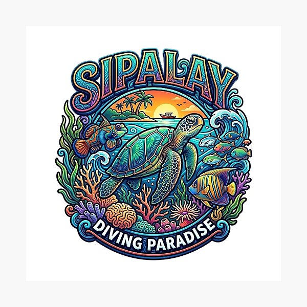 Item preview, SIPALAY DIVING PARADISE designed and sold by likbatonboot.