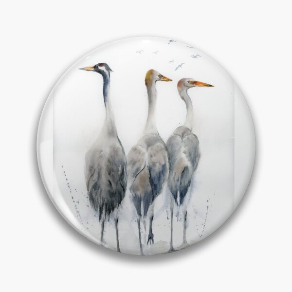 Item preview, Three Elegant Cranes designed and sold by PaintsPassion.