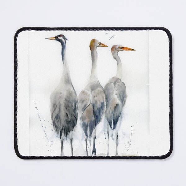 Item preview, Three Elegant Cranes designed and sold by PaintsPassion.