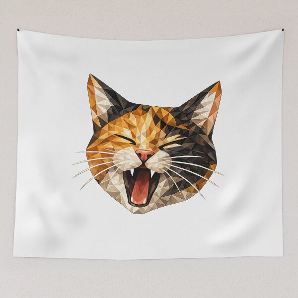 Item preview, Emmi – Chaos Geometry Cat designed and sold by filou designs.
