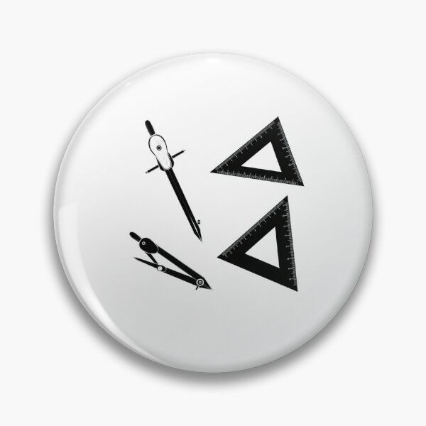 Item preview, Minimalist Drafting Tools Geometry Art designed and sold by Rhodes Shop.