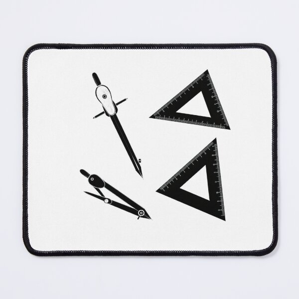 Item preview, Minimalist Drafting Tools Geometry Art designed and sold by Rhodes Shop.
