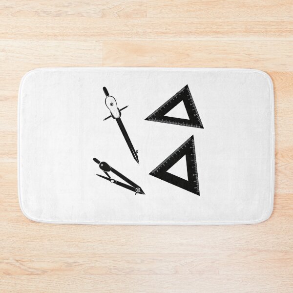 Item preview, Minimalist Drafting Tools Geometry Art designed and sold by Rhodes Shop.